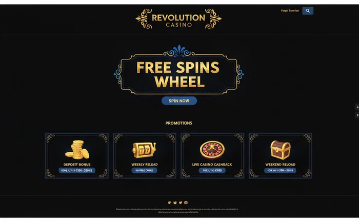 Revolution Casino Casino Bonus